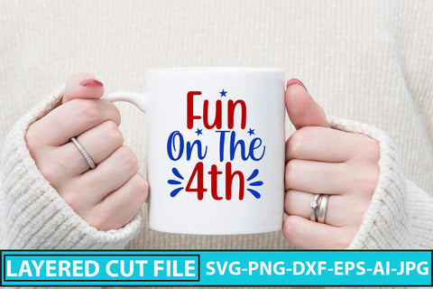 Fun On The 4th SVG Cut File SVG Syaman 