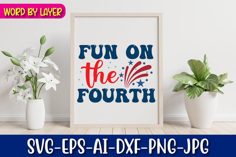 Fun on the fourth SVG Blessedprint 