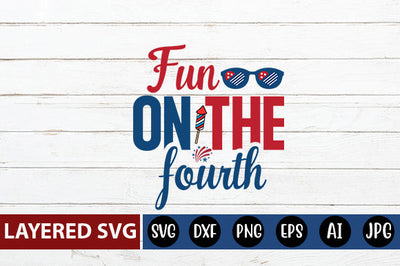 Fun on the fourth SVG cut file SVG Blessedprint 