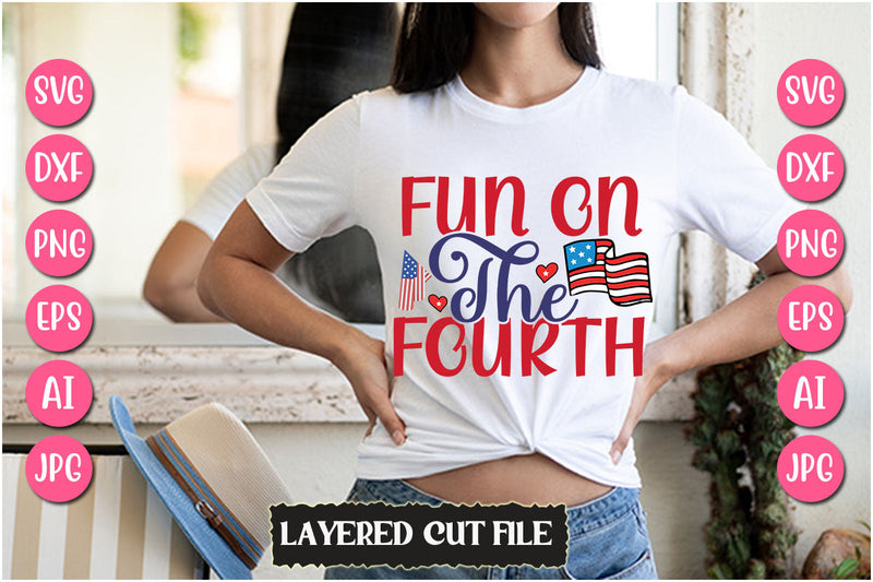 Fun On The Fourth SVG Cut File SVG Newmockups 