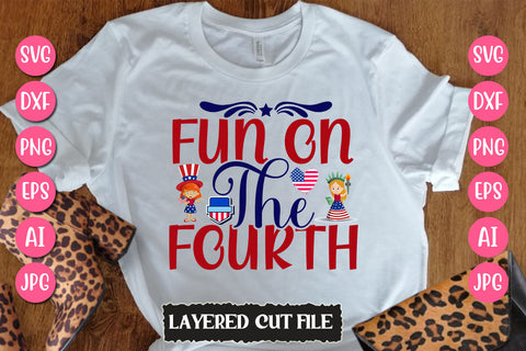 Fun On The Fourth SVG Cut File SVG Newmockups 