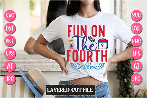 Fun On The Fourth SVG Cut File SVG Newmockups 