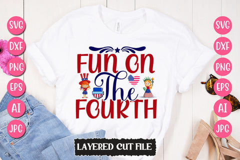 Fun On The Fourth SVG Cut File SVG Newmockups 