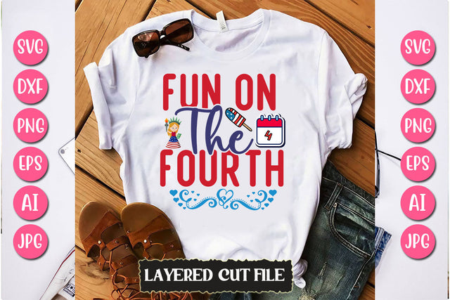 Fun On The Fourth SVG Cut File SVG Newmockups 