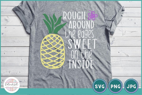 Fun Pineapple T-Shirt SVG, PNG and JPG SVG Dots-A-Lot 