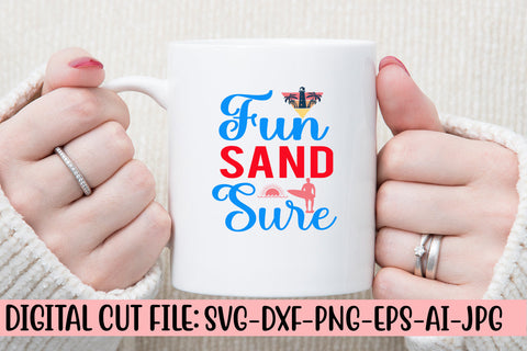 Fun Sand Sure SVG Cut File SVG Syaman 
