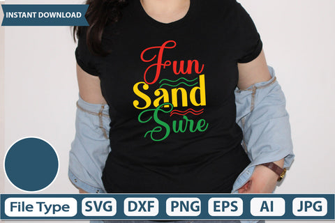 Fun Sand Sure Svg Cut File,SVGs,quotes-and-sayings,food-drink,mini-bundles,print-cut,on-sale, SVG DesignPlante 503 