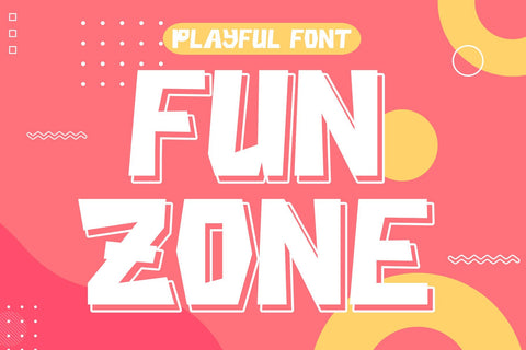 Fun Zone Font Sakha Design Studio 