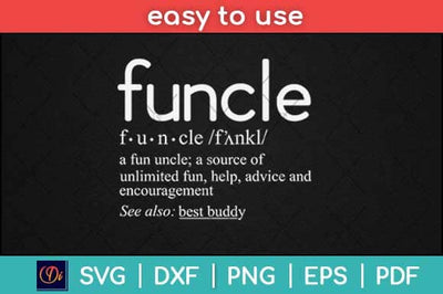 Funcle Definition Svg Design SVG artprintfile 
