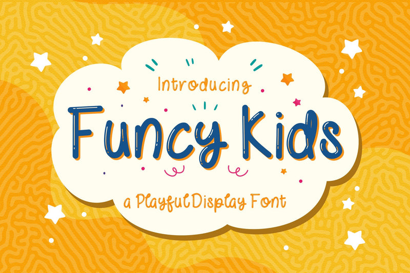 Funcy Kids! - Playful Display Font - So Fontsy