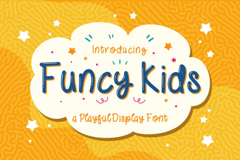 Funcy Kids! - Playful Display Font Font StringLabs 