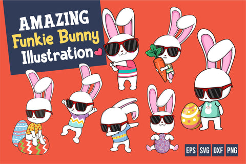 Funkie Bunny - Awesome Display Font + Bonus Font Mozzatype 