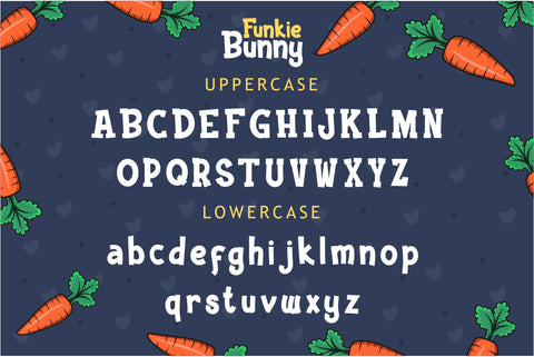 Funkie Bunny - Awesome Display Font + Bonus Font Mozzatype 