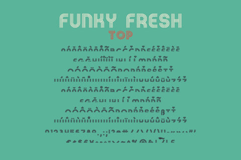 Funky Fresh Layer Retro Font Font FontDuo 