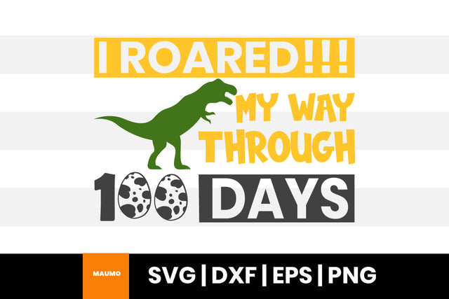 Funny 100 days of school svg quote SVG Maumo Designs 