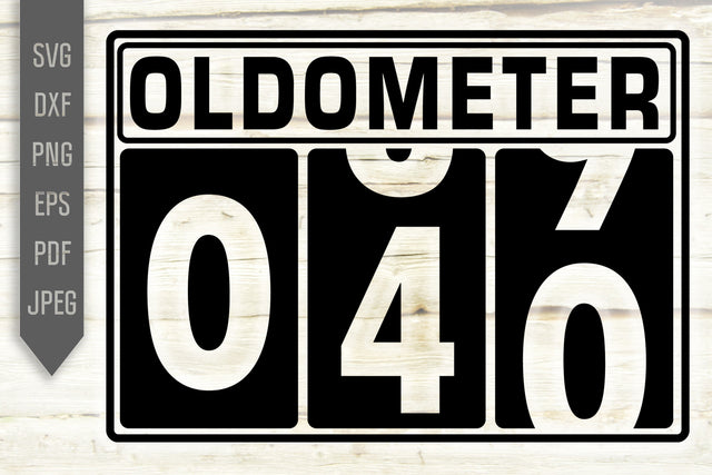 Funny 40th Birthday Svg. Oldometer Svg. Man Birthday Svg. Forty Years Svg. Birthday Boy Svg. Car Svg. Odometer Svg. Cricut, Silhouette, dxf, eps SVG Mint And Beer Creations 