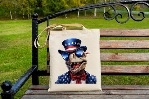 Funny 4th of July T-rex Sublimation Clipart Bundle Sublimation Regulrcrative 