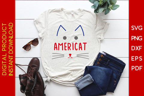 Funny Americat American 4th Of July SVG PNG PDF Cut File SVG Creativedesigntee 