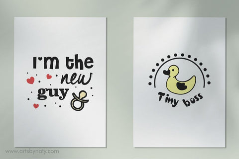 Funny baby quotes and sayings SVG files. SVG Arts By Naty 