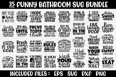 Funny Bathroom Bundle SVG SH_Tee store 