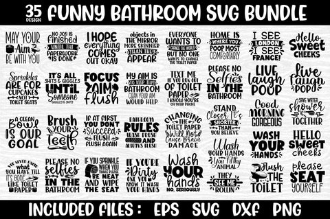 Funny Bathroom Bundle SVG SH_Tee store 