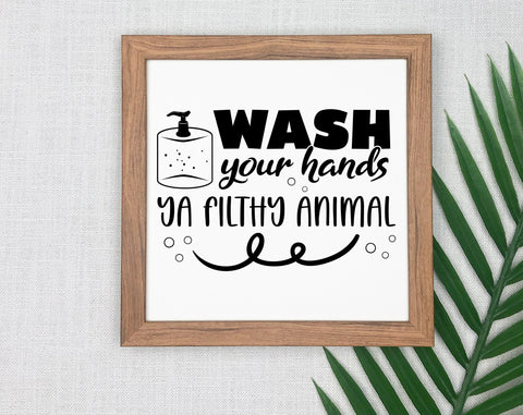 Funny Bathroom Quotes SVG Bundle, 6 Designs, Bathroom Sign SVG, I Hope Everything Comes Out Okay SVG, Bathroom Rules SVG SVG HappyDesignStudio 