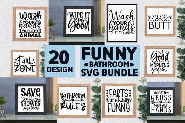 Funny Bathroom SVG Bundle SVG etcify 