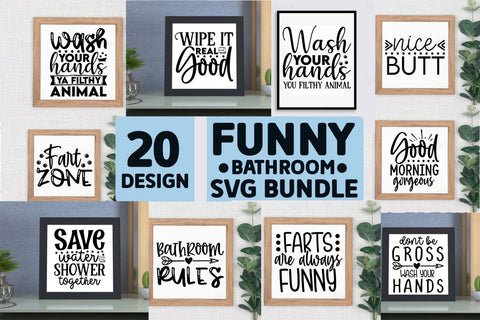 Funny Bathroom SVG Bundle SVG etcify 