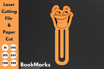 Funny bookmark | laser cut file | svg paper cut | cricut | glowforge file SVG tofigh4lang 
