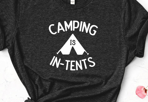 Funny Camping SVG: Camping Is In-Tense SVG So Fontsy Design Shop 