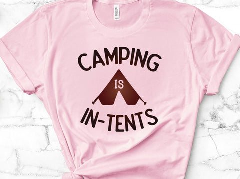 Funny Camping SVG: Camping Is In-Tense SVG So Fontsy Design Shop 