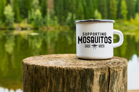 Funny Camping SVG - Supporting Mosquitos Since Birth SVG Pickled Thistle Creative 