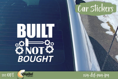 Funny Car Stickers | Amusing car window design | Original warning car quotes SVG Evgenyia Guschina 