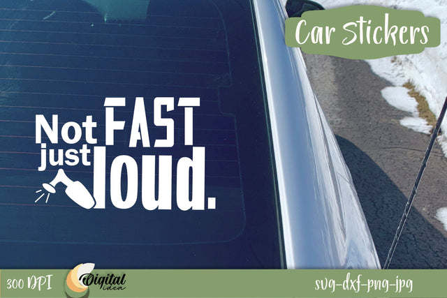 Funny Car Stickers | Amusing car window design | Original warning car quotes SVG Evgenyia Guschina 