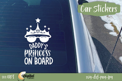 Funny Car Stickers | Amusing car window design | Original warning car quotes SVG Evgenyia Guschina 
