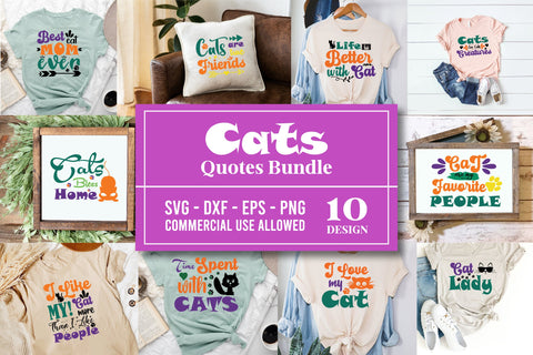 Funny Cat Bundle Svg - 10 Design SVG balya ibnu bi malkan 