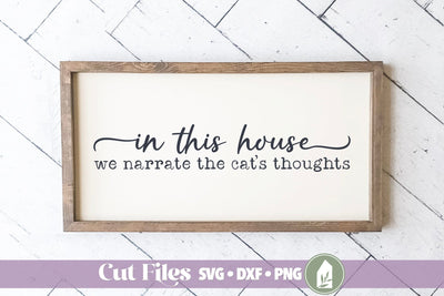 Funny Cat Sign SVG SVG LilleJuniper 
