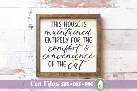 Funny Cat SVG, Cat Mom SVG, Funny Cat Sign SVG LilleJuniper 