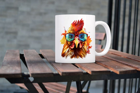 Funny Chicken Sublimation Clipart Sublimation Regulrcrative 