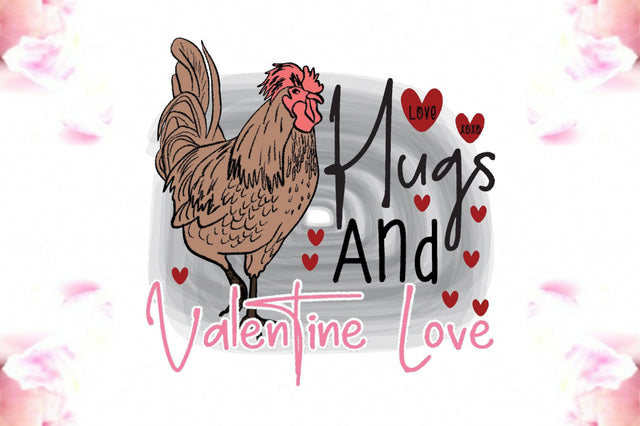 Funny Chicken Valentines Sublimation Sublimation Jagonath Roy 