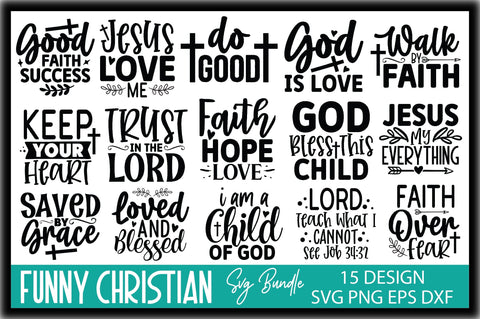 Funny Christian SVG Bundle SVG Ariyan 