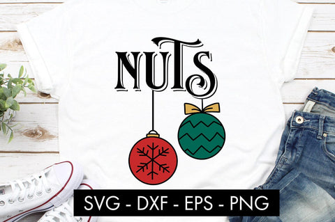 Funny Christmas Chestnuts Couple SVG Cut file SVG Freeling Design House 