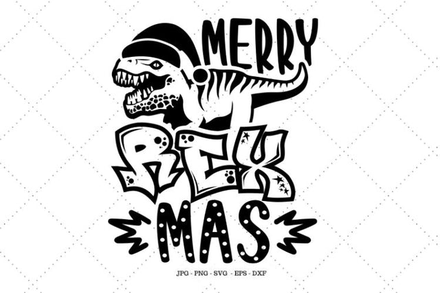 Funny Christmas, Christmas Dinosaur, Dinosaur Gift, Childrens Christmas, Kids Svg Files, Boy Christmas, Gift for New Baby SVG SVG Digital Designer 