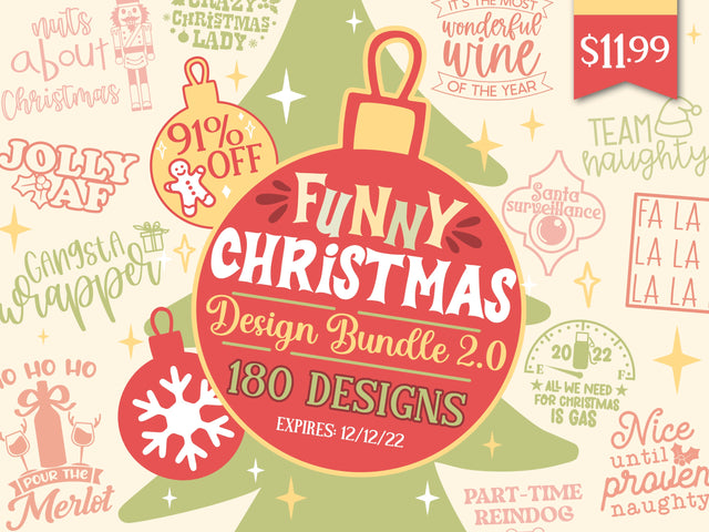 Funny Christmas Design Bundle 2.0 Bundle So Fontsy Design Shop 