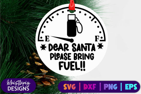 Funny Christmas Ornament SVG Bundle Funny Fuel SVG Fuel SVG Ornament Bundle Funny Christmas Svg Christmas Round Ornament Svg Funny Christmas SVG Whistlepig Designs 