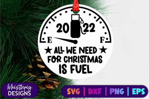 Funny Christmas Ornament SVG Bundle Funny Fuel SVG Fuel SVG Ornament Bundle Funny Christmas Svg Christmas Round Ornament Svg Funny Christmas SVG Whistlepig Designs 