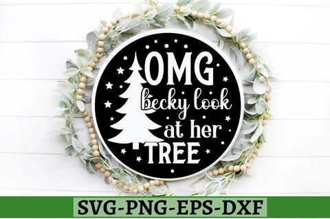 Funny Christmas Ornament SVG Bundle SVG DESIGNISTIC 
