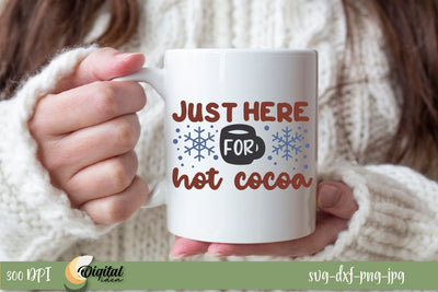 Funny Christmas Quotes. Hot Cocoa SVG. Christmas Cocoa SVG. Christmas Quote SVG SVG Evgenyia Guschina 