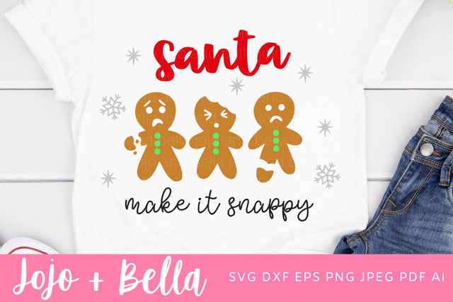 Funny Christmas Shirt Svg, Santa Shirt Svg, Kid’s Christmas Shirt Svg, Gingerbread Svg, Christmas Gift png, Christmas Sign DXF, Christmas Svgs, Christmas Ornament SVG SVG Jojo&Bella 