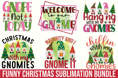 Funny Christmas sublimation bundle Sublimation SVGista 